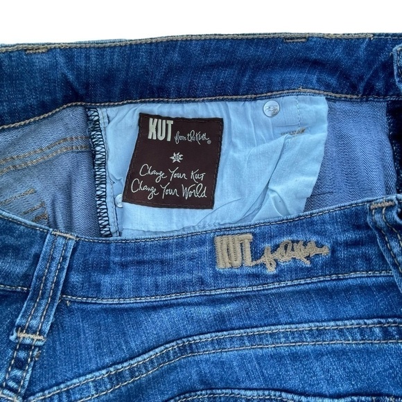 KUT FROM THE KLOTH  JEANS SIZE 8   SKINNY BOYFRIEND BLUE - Picture 6 of 10